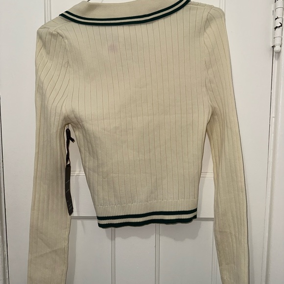 Roma concept, x-large, cream and green striped - Picture 2 of 3